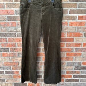 Kut from the Kloth Dark Olive Flare Pants